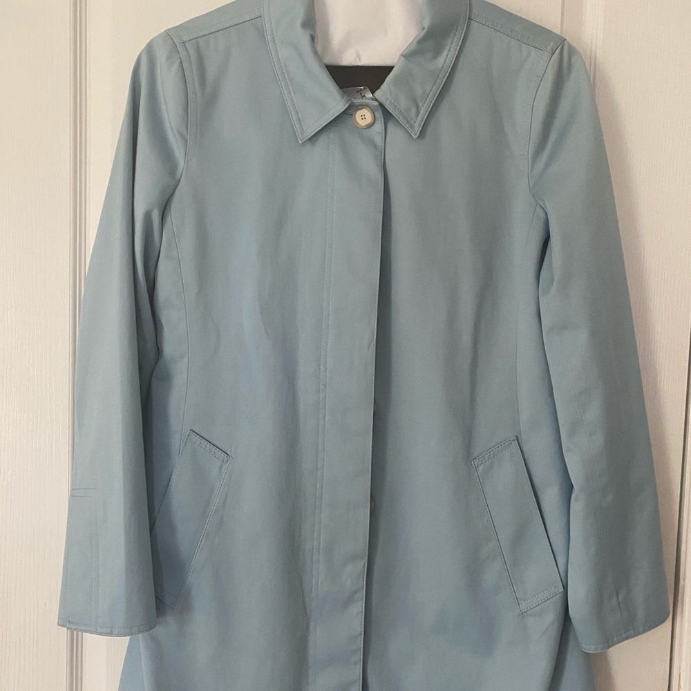 Tiffany blue Coach coat